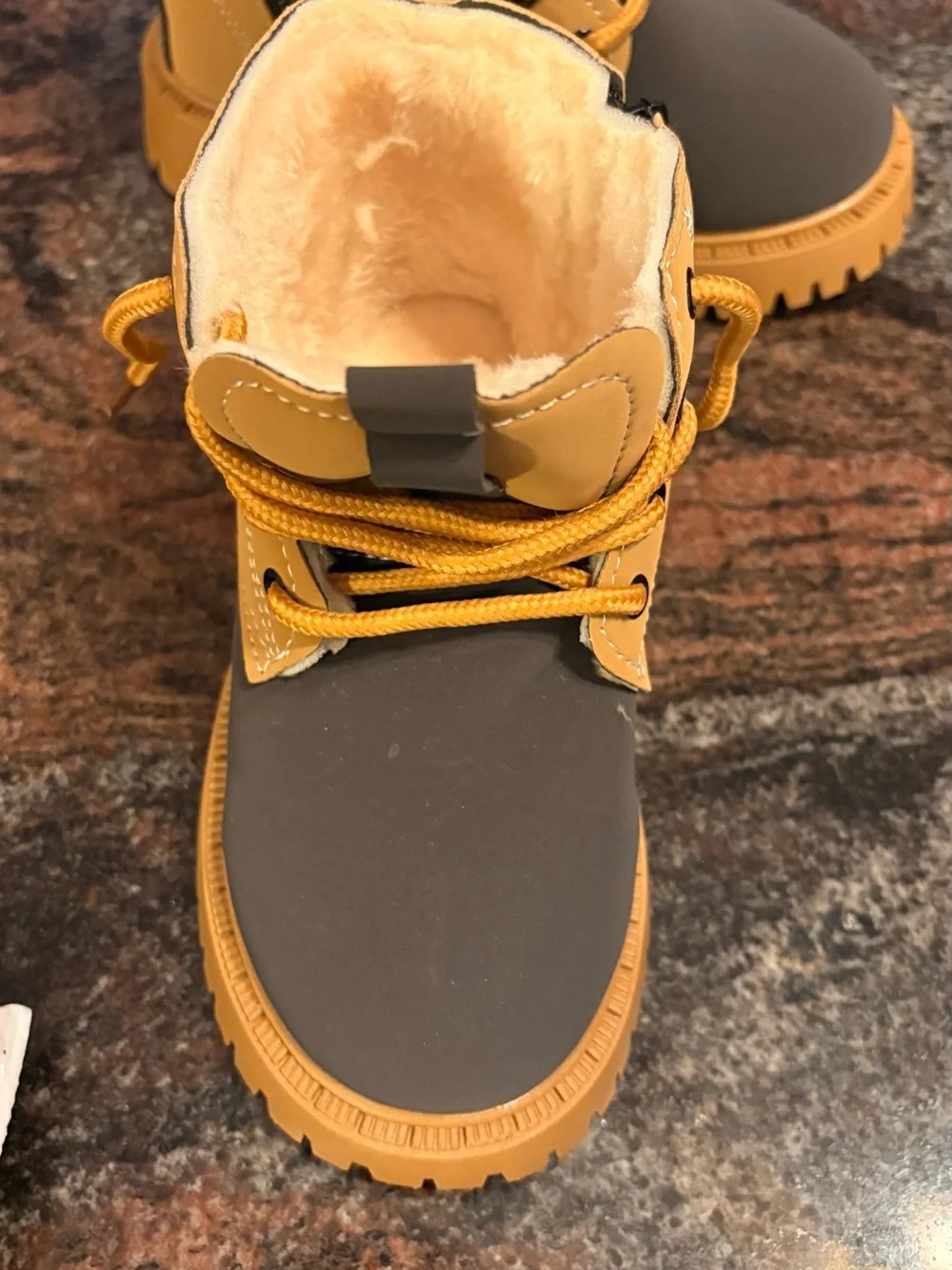 Toddler Boys Fall/ Winter Boots Size 12 Chunky Sole Fully Lined Boots Brand New!